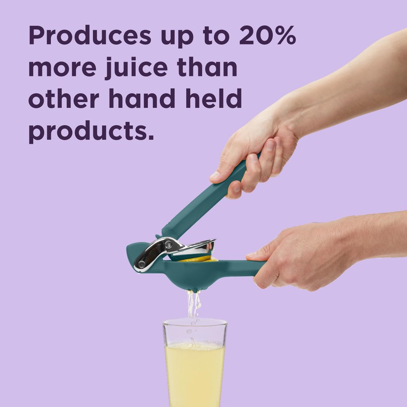 Chef'n FreshForce Lemon Squeezer Citrus Juicer, Premium Quality, Max Extraction,