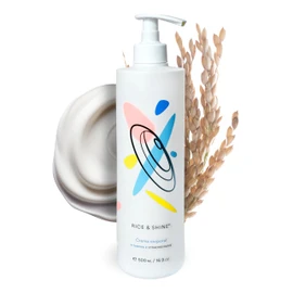 RICE & SHINE | Crema Corporal Hidratante con Aceite de Germen de Arroz | Con 60% más Vitamina E que el Aceite de Argán - 100% Natural | Firmeza y Prevención | Estrías y Cicatrices