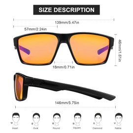 Okany Blue Light Blocking Glasses Gaming Glasses Computer Gamer Glasses Powerful Professional Filter, Anti-Fatigue Anti Glare UV & Eyestrain Screen Glasses for Women Men