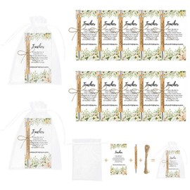 10 Sets Teacher Appreciation Gift,Thank You Teachers,Inspirational Bamboo Pens Bulk Gifts With Thank You Cards,Best Unique Teacher Gifts