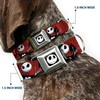 Buckle-Down Collar de Perro con Hebilla para cinturón de Seguridad