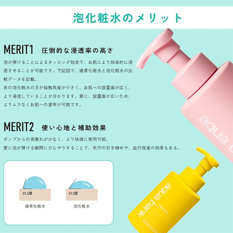 Aqua Bank Bubble Lotion Series Foam Lotion Clear Ceramide (Pink)