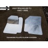 jocartsparts.com Fits Jeep Wrangler YJ Highly Polished Aluminum Diamond Plate
