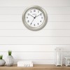 Presentime & Co. 8.5" Modern Farmhouse Essential Wall Clock, Silent