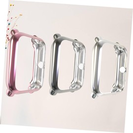 jojofuny 9pcs TPU Smartwatch Protective Shells for Elegant Silver Cases Scratch Collision Watch Covers for Maximum