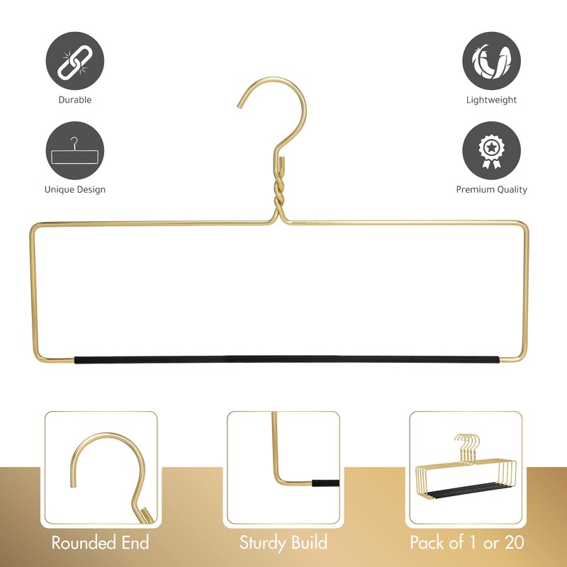 Quality Blanket Linen Hangers Wide Heavy Duty Hanger for Blankets,