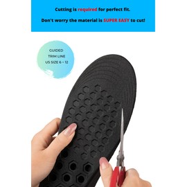 Men Height Increase Insole Full Length Breathable Comfort Lifts/Heel Inserts - 1 Inch Taller IK206