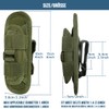 MUCHER Pack of 2 Tactical Torch Holster Bag 360 Degree