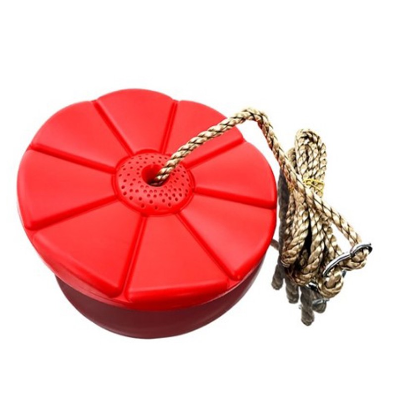Heavy Duty Plastic Disc Tree Swing with PE Rope for