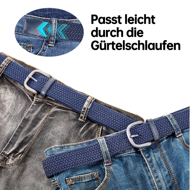 Bluecton Belt Sizes 120 cm - 170 cm Men's Stretch