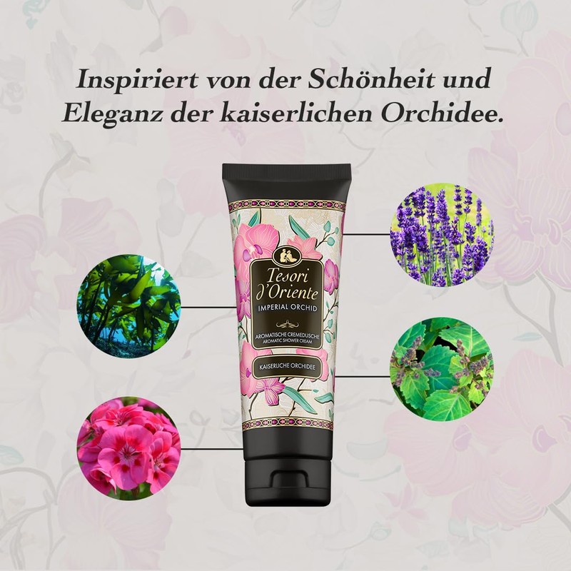TESORI D'ORIENTE Cremdusche Imperial Orchid | 250 ml | Aromatic