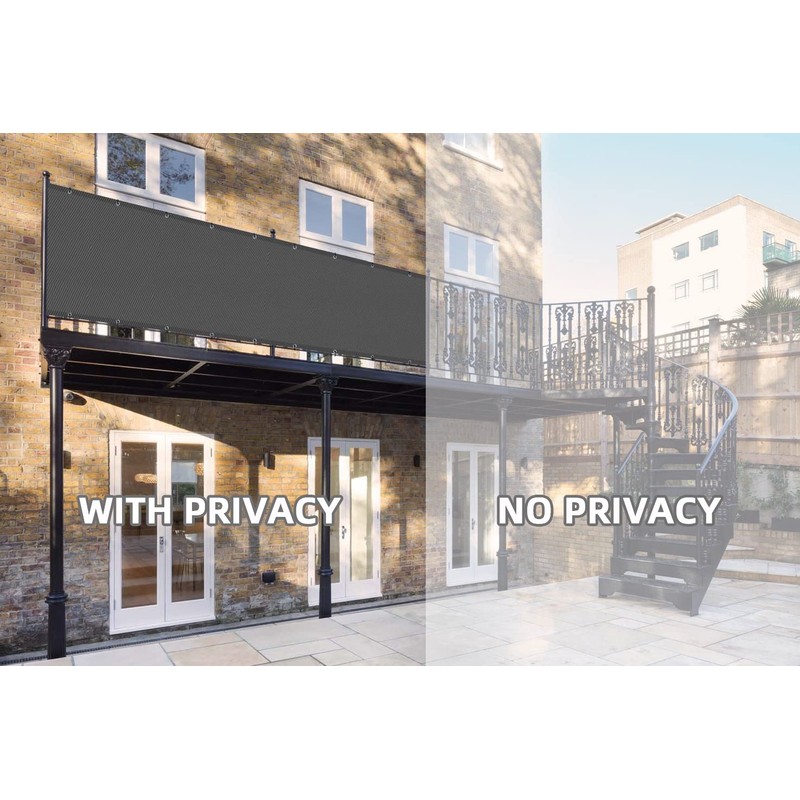 SUNNY GUARD Balcony Privacy Screen Cover Garden Privacy Screen PES