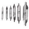 6pcs Sharp and Durable HSS 60 Degree Center Drill Bits