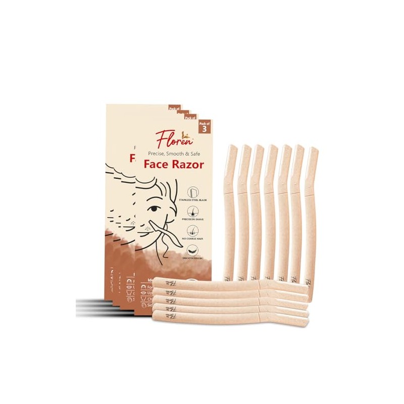 Floren Herramienta de Dermaplaning con Funda de Precisión Pack de