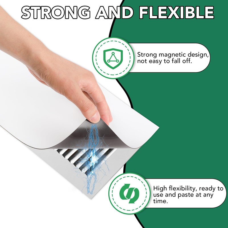 4 Pack Magnetic Vent Covers, Strong Vent Covers 8x15.5inch High
