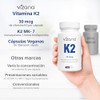 VIZANA NUTRITION | Vitamina K2-mK7 en Cápsulas HPMC Vegetarianas (90