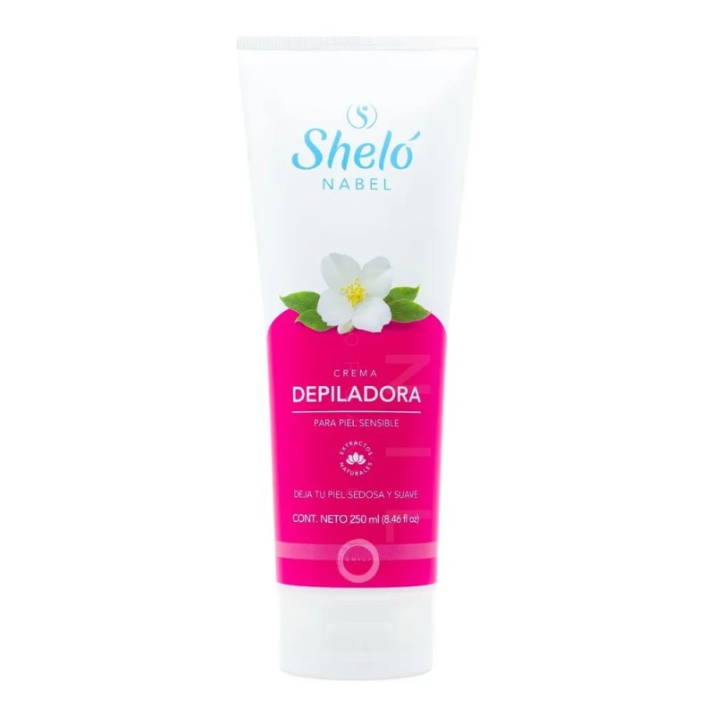 Crema Depiladora Piel Sensible Sheló Navel250 Ml 3 Piezas