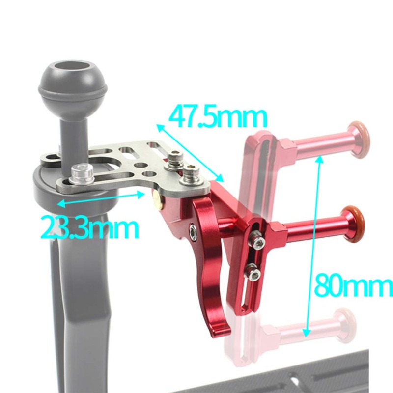 CS PRIORITY Adjustable Shutter Trigger Extension Rod for Gopr 11