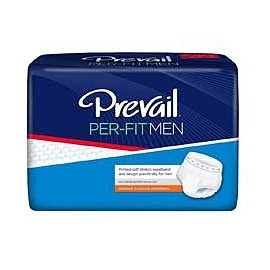 Prevail Per-Fit Protective Underwear for Men, Medium fits 34" - 46" (Case of 80)