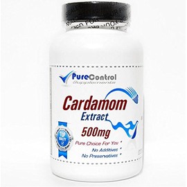 Cardamom Extract 500mg // 100 Capsules // Pure // by PureControl Supplements
