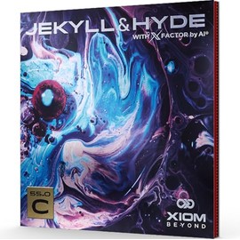 XIOM 850037 Table Tennis Rubber, Soft Backing, Jekyll & Hyde C55.0, Red, 2.1