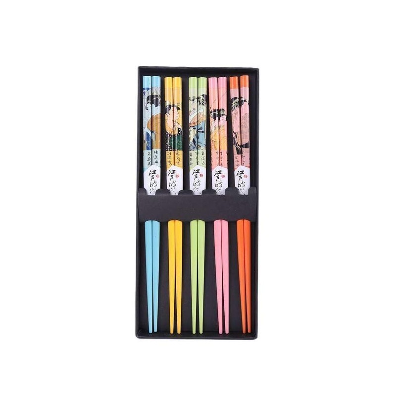 lachineuse Japanese Chopsticks, Multi-Colour, Various