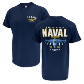 Armed Forces Gear US Naval Aviation Top Gun T-Shirt (Navy, LG)