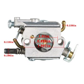 munirater Carburetor Replacement for 537186301 123C 123L 123LD 223L 223R 322L 323C 323E 323HE String Trimmer Brushcutter Pole Saw