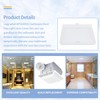 yrjns AP5609551 Light Cover Compatible with Nutone, Broan, Kenmore (S97011813)