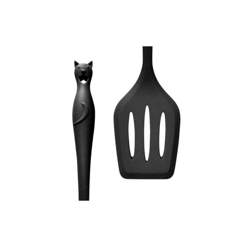 Alchemy England Cat's Kitchen Utensils – Cute Black Cat Cooking