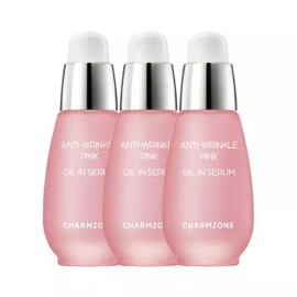 Charmzone 참존 안티 링클 핑크 오일 인 세럼 30ml 3개 Charmon Anti Wrinkle Pink Oil in Serum 30ml, 3 Pieces [Product 07 Chamsom Anti Wrinkle Pink Oil in Serum 30ml, 3 pieces]