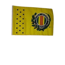 AES 12x18 12"x18" Vietnam Veteran Vet Sleeve Flag Boat Car Garden