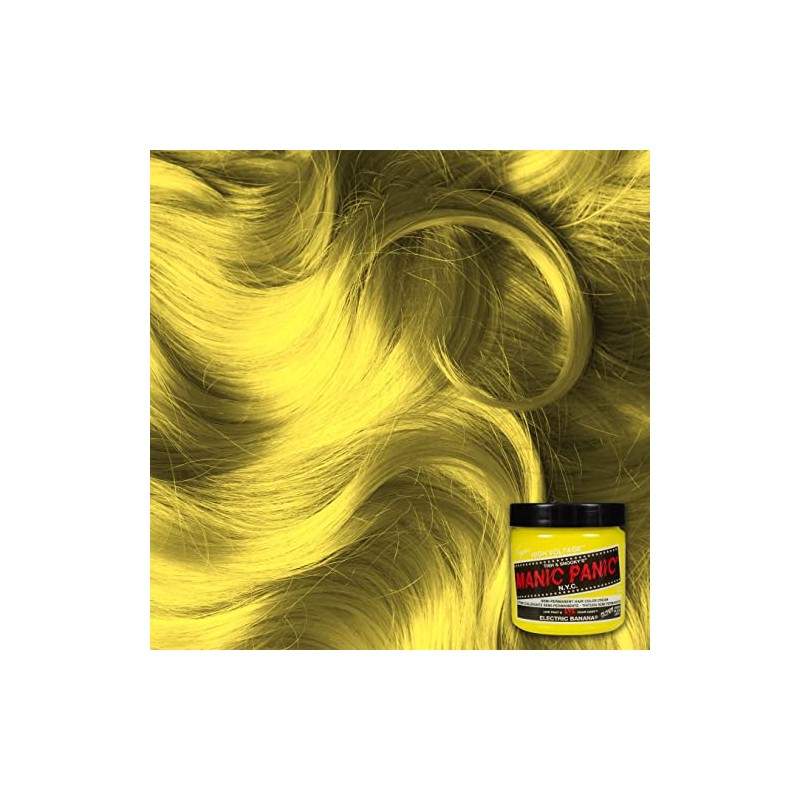 Manic Panic Electric Banana Classic Creme, Vegan, Cruelty Free, Yellow