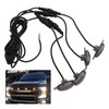1V4 Smoke Lens Front Grille Driving Lights Amber LED Lamps