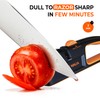 5 Precision Adjust Knife Sharpener- 3-Stage Premium Kitchen Knife Sharpener