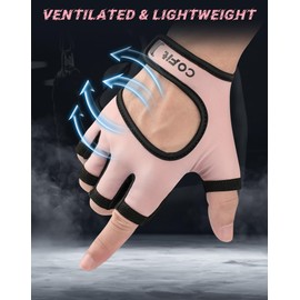 COFIT Breathable Workout Gloves, Antislip Weight Lifting Gym Gloves for Men Women, Superior Grip & Palm Protection for Weightlifting, Fitness, Exercise, Training