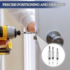 Vierone 4Pcs Self-Centering Drill Bit Set for Wood - 140mm,