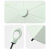 HUAMu Mini Parasol Travel Ring Handle Coating Layer Fabric Blocking