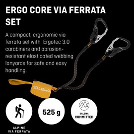 Salewa Ergo Core Via Ferrata Set , Black