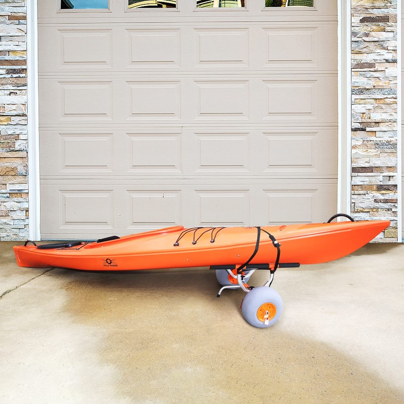 VEVOR Heavy Duty Kayak Cart, 350lbs Load Capacity, Foldable Canoe