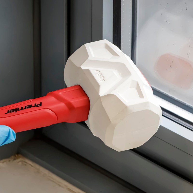 Sealey RMG16 16oz Rubber Mallet with Fibreglass Shaft