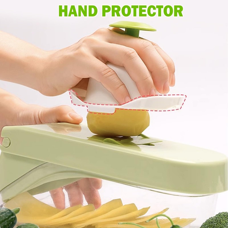 17-Piece Multifunctional Vegetable Chopper, Onion Dicer, Professional Kitchen Slicer, Food