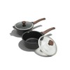 Vinchef New Nonstick Sauce Pot Set with Lids, 3QT Saucepan
