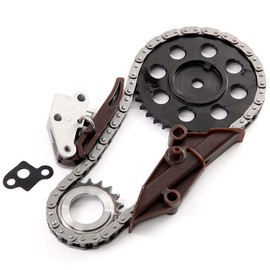 AZHZ Engine Timing Chain Kit Time Chain Part Set W/Tensioner Gear Crank Fit for Ford Aerostar 4.0L 1990-1994 for Ford Explorer 4.0L 1991-1994, Replace 9-4172S