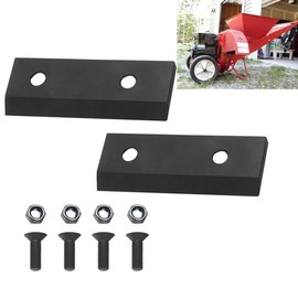 xuyunming 2set 781-0490 981-0490 Chipper Blade/Knife for MTD/Troy-Bilt/Craftsman 242, 243, 244, 245, 246, 247, 742-0544A, 942-0544A, 742-0544B