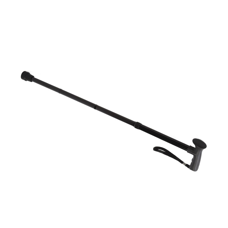 Folding Walking Cane for Men Women T Handle Wrist Strap