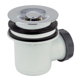 Wirquin Tourbillon 30723171 Shower Drain D60 Grid ABS Chrome-Plated