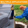 LPZMPZ Channel Cover Lifter, Gulli Lid Hook, 29 cm, Manhole