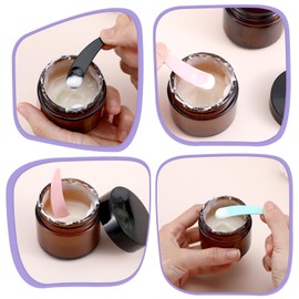 Guduling Pack of 200 cream spatulas, cosmetic spatulas, cosmetic spatulas for face masks, make-up remover, face cream, wash gel