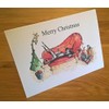 Pack of 12 - Christmas Cards (Xmas Cards) Greyhound Whippet